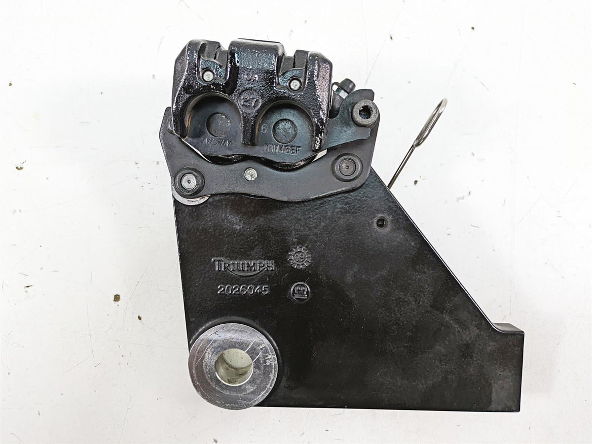 2011 Triumph America Nissin Rear Brake Caliper + Bracket T2026045 {{ shop.shopifyCountryName }} - Mototech271