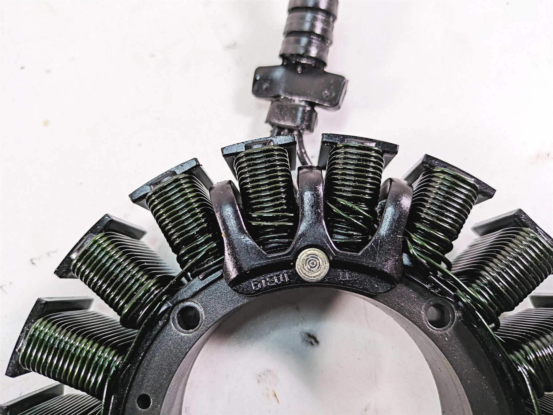 2009 Harley Dyna FXDFSE CVO Fat Bob Alternator Generator Stator Magneto 30017-08 {{ shop.shopifyCountryName }} - Mototech271