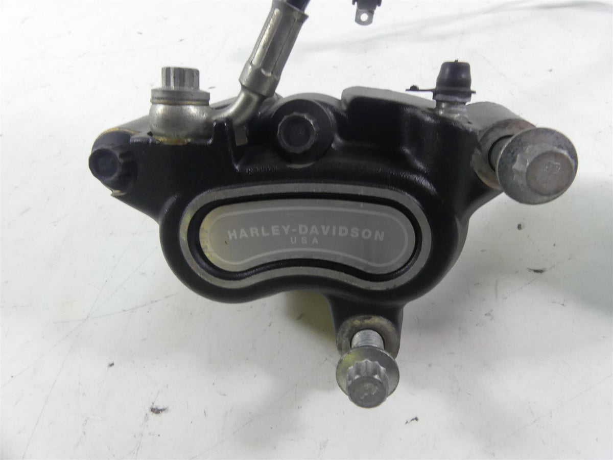 2009 Harley FXDF Dyna Fat Bob Front Brake Caliper & Line Set 44046-08 44487-08 {{ shop.shopifyCountryName }} - Mototech271