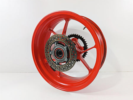 2016 Aprilia RSV 1100 Tuono V4 Factory Rear Red 17x6 Wheel Rim 2B002118 {{ shop.shopifyCountryName }} - Mototech271