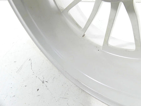 2013 Ducati Diavel Red Straight White Rear Wheel Rim 17x6 50211421A {{ shop.shopifyCountryName }} - Mototech271