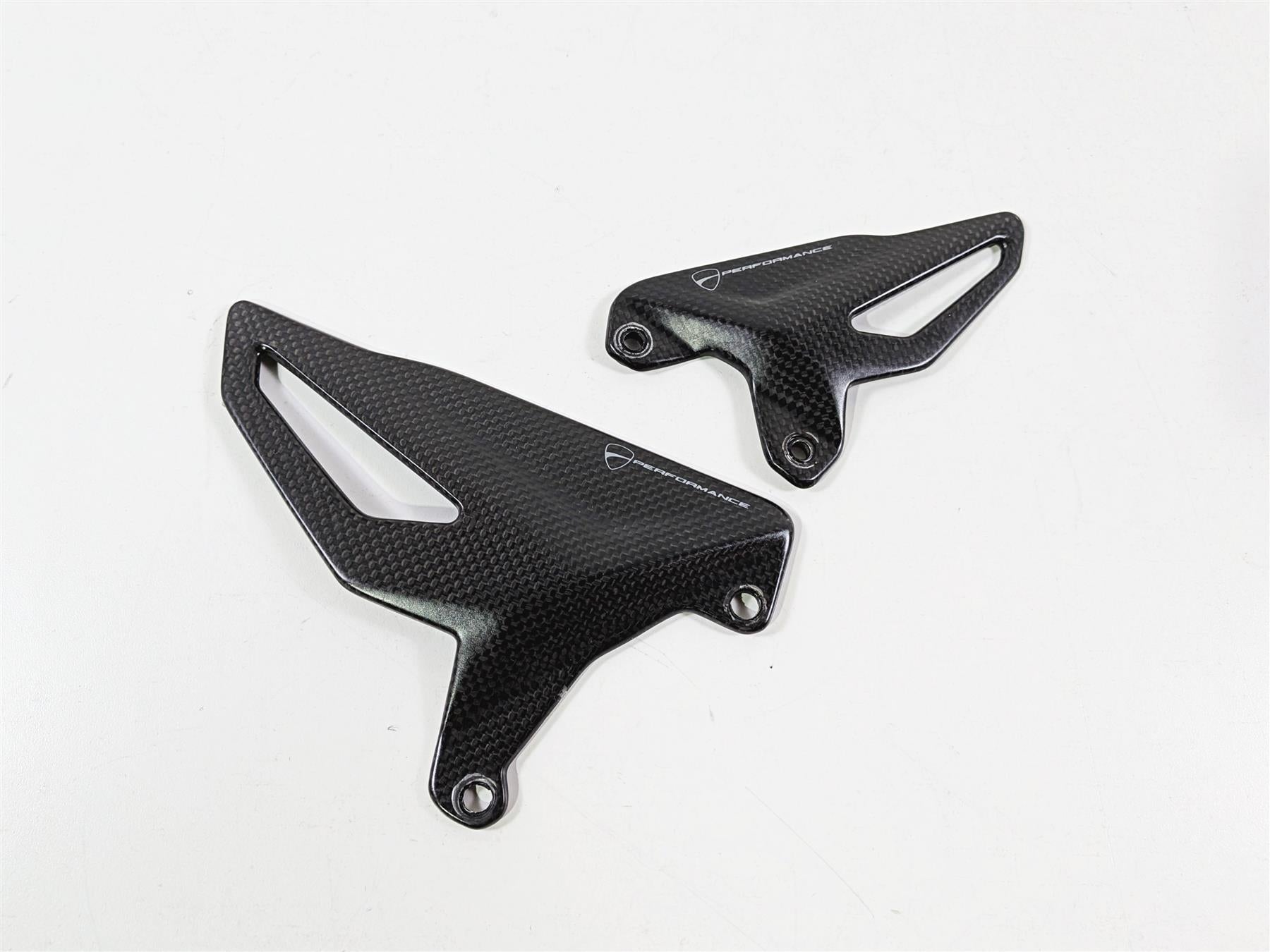 2019 Ducati Panigale V4S V4 S Corse Performance Carbon Fiber Heel Guard Set 96981061A {{ shop.shopifyCountryName }} - Mototech271