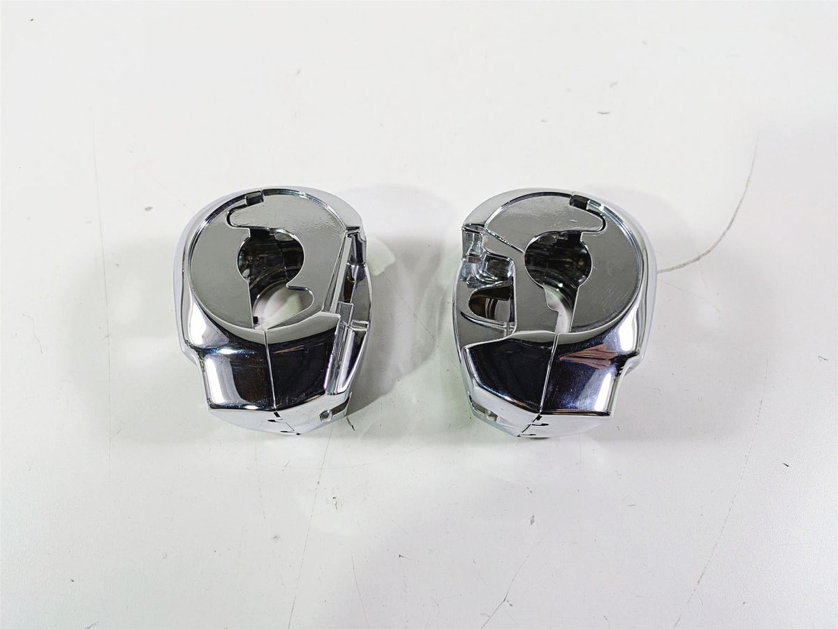 2017 Harley Touring FLHTKSE CVO E-Glide Chrome Control Switch Cover Set 71500341 {{ shop.shopifyCountryName }} - Mototech271