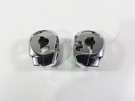 2017 Harley Touring FLHTKSE CVO E-Glide Chrome Control Switch Cover Set 71500341 {{ shop.shopifyCountryName }} - Mototech271