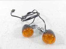 Load image into Gallery viewer, 2017 Harley FLS Softail Slim Front Blinker Turn Signal Set - Read 67800523 | Mototech271

