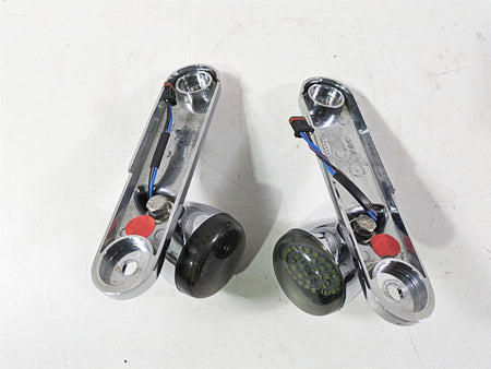2020 Harley Touring FLHT Electra Glide Front Led Blinker & Mount Set 68000036 {{ shop.shopifyCountryName }} - Mototech271