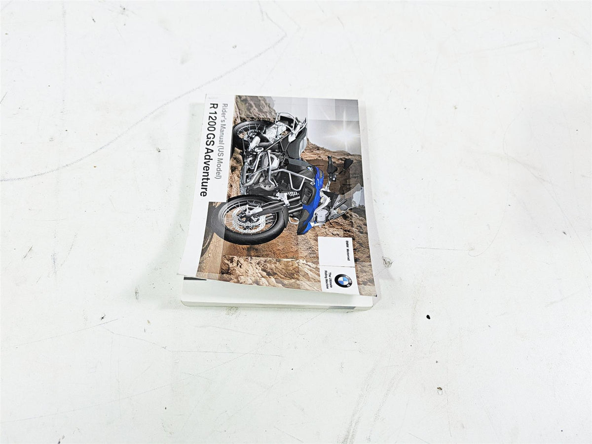 2015 BMW R1200 GS Adv K51 Rider Driver Owners Manual Booklet 01418558987 {{ shop.shopifyCountryName }} - Mototech271
