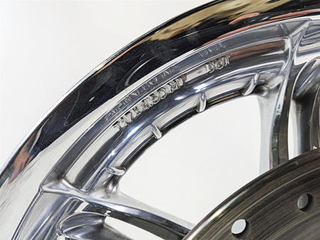 2008 Harley FXDSE CVO Dyna Chrome Slotted Rear Wheel Rim 17x4.5 43972-08-Mototech271