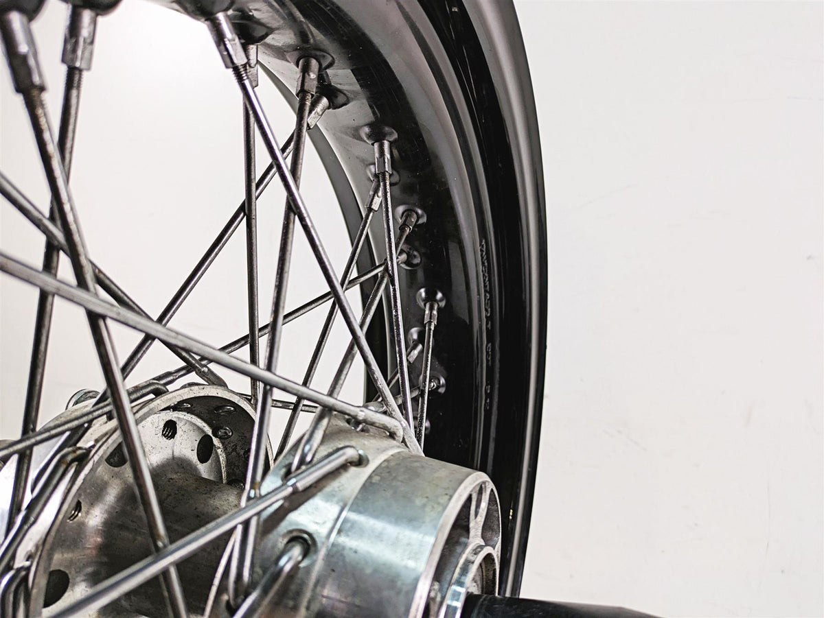 Harley Davidson Dyna Black 17x4.5 Spoke Wheel Rim 25mm Bearing 41430-09A {{ shop.shopifyCountryName }} - Mototech271