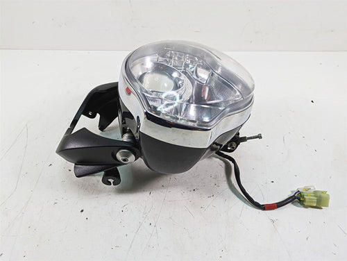 2014 Moto Guzzi California 1400 T Headlight Head Light Lamp & Mounts 887453 | Mototech271