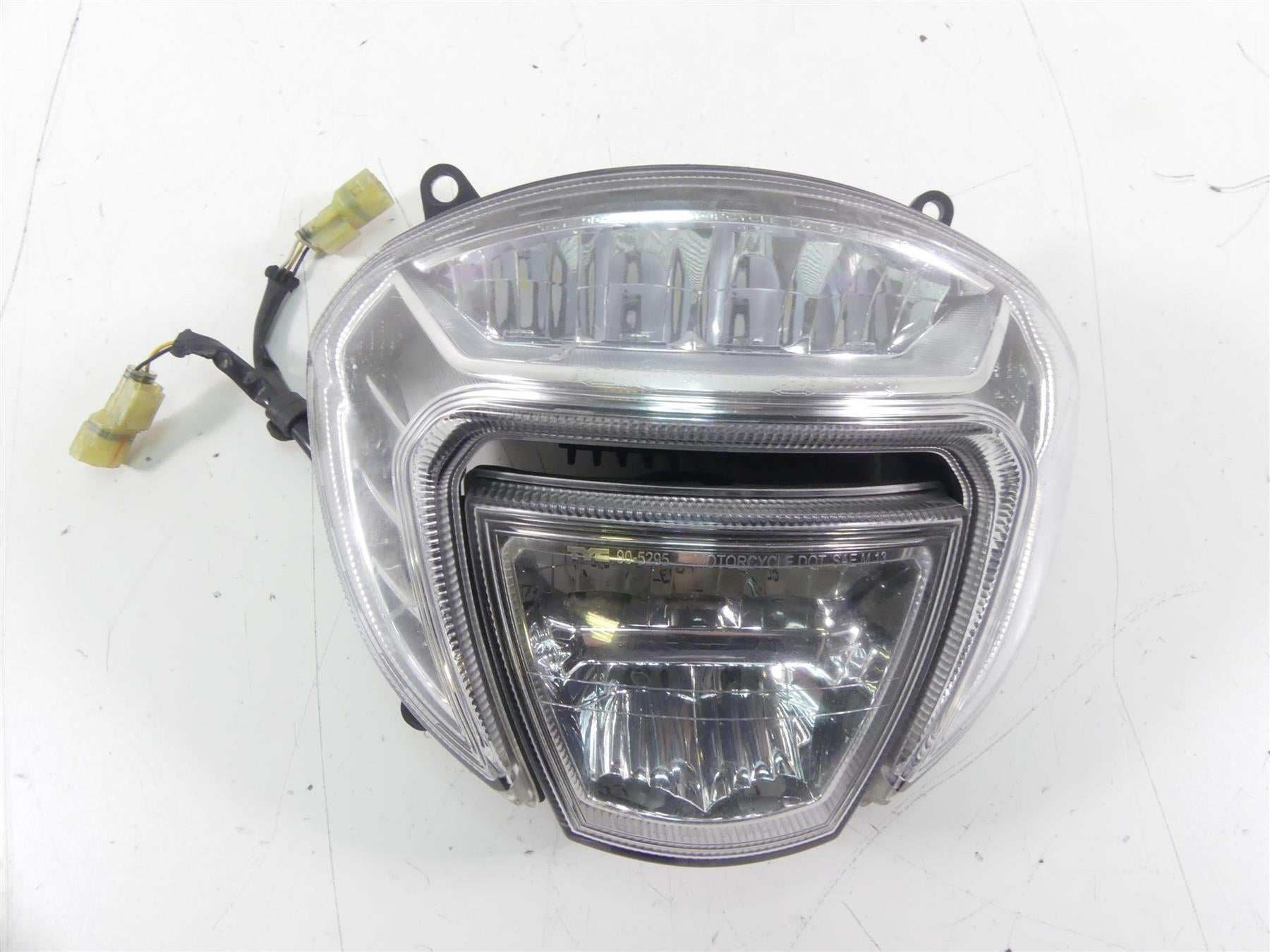 2015 Ducati Diavel Carbon Red Headlight Head Light Led Lamp Lens 52020121B | Mototech271