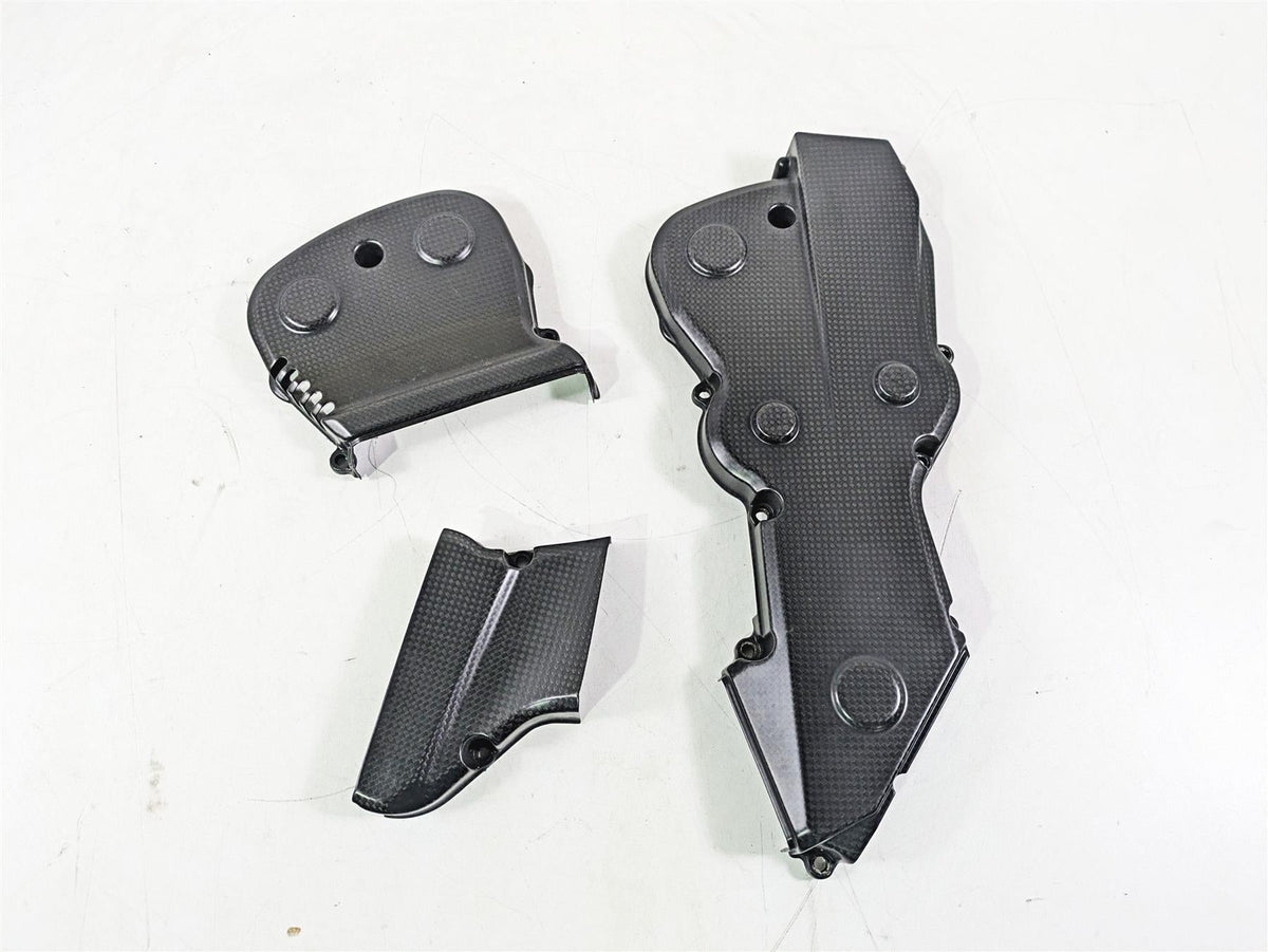 2015 Ducati Hypermotard 821 SP Carbon Fiber Timing Cover Set 24511411A 24511101B {{ shop.shopifyCountryName }} - Mototech271