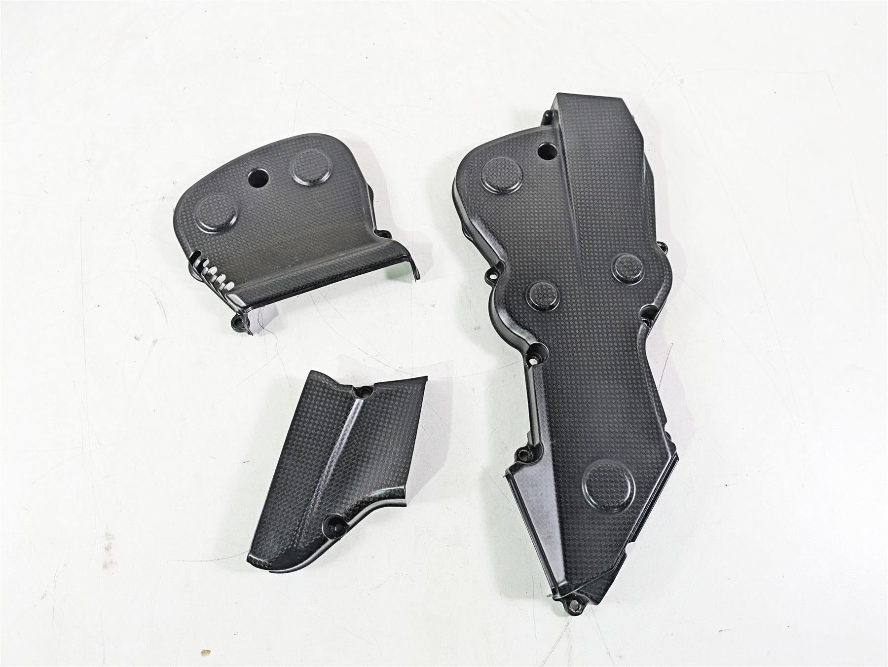 2015 Ducati Hypermotard 821 SP Carbon Fiber Timing Cover Set 24511411A 24511101B {{ shop.shopifyCountryName }} - Mototech271