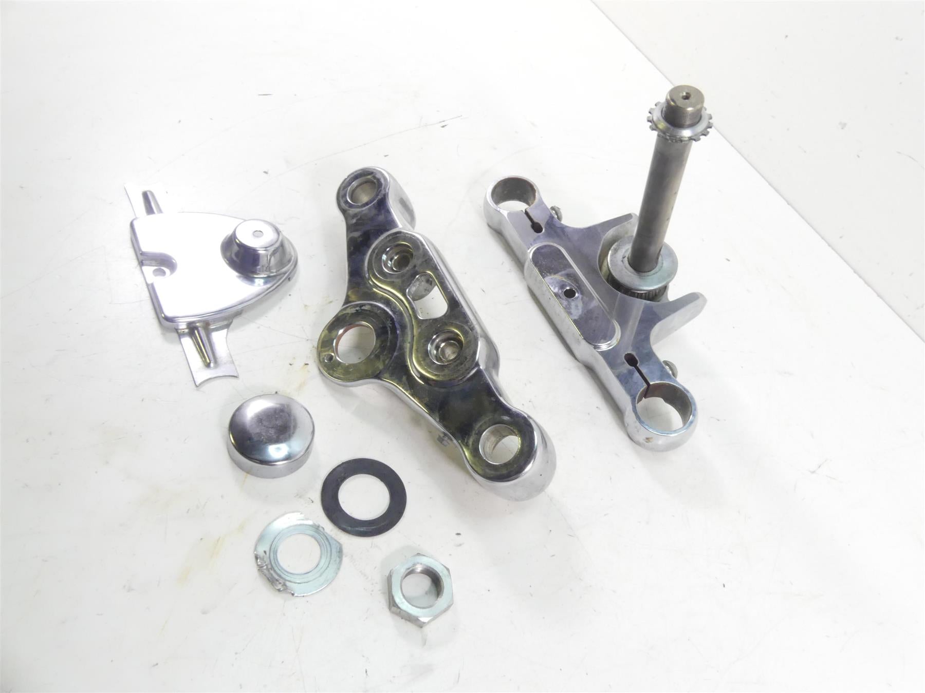 2002 Harley Softail FXSTDI Deuce Upper Lower Triple Tree Clamp Set 41mm 45769-00 {{ shop.shopifyCountryName }} - Mototech271