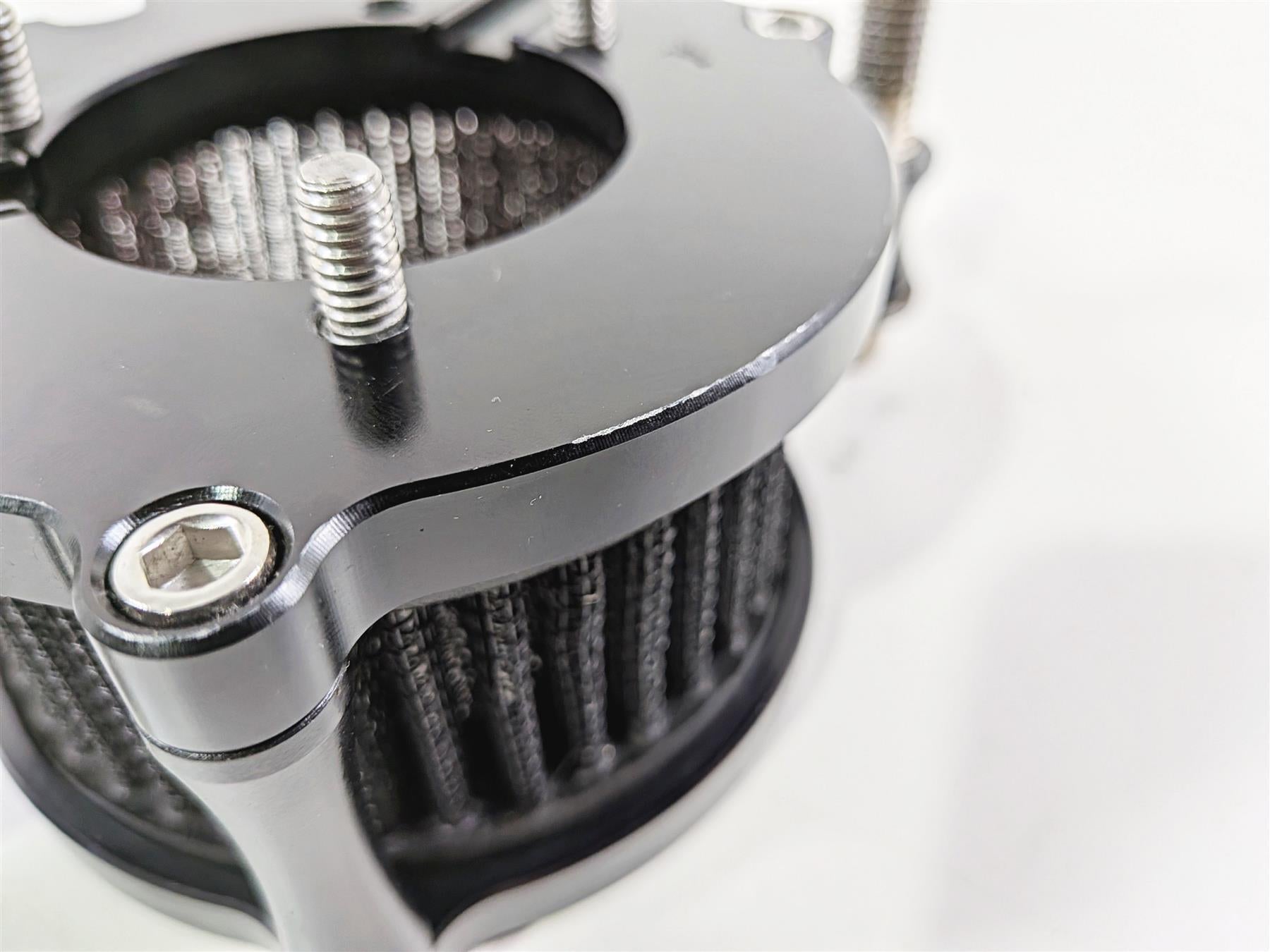 2006 Harley Sportster XL883 Low Figure Machine Air Filter Cleaner Breather {{ shop.shopifyCountryName }} - Mototech271