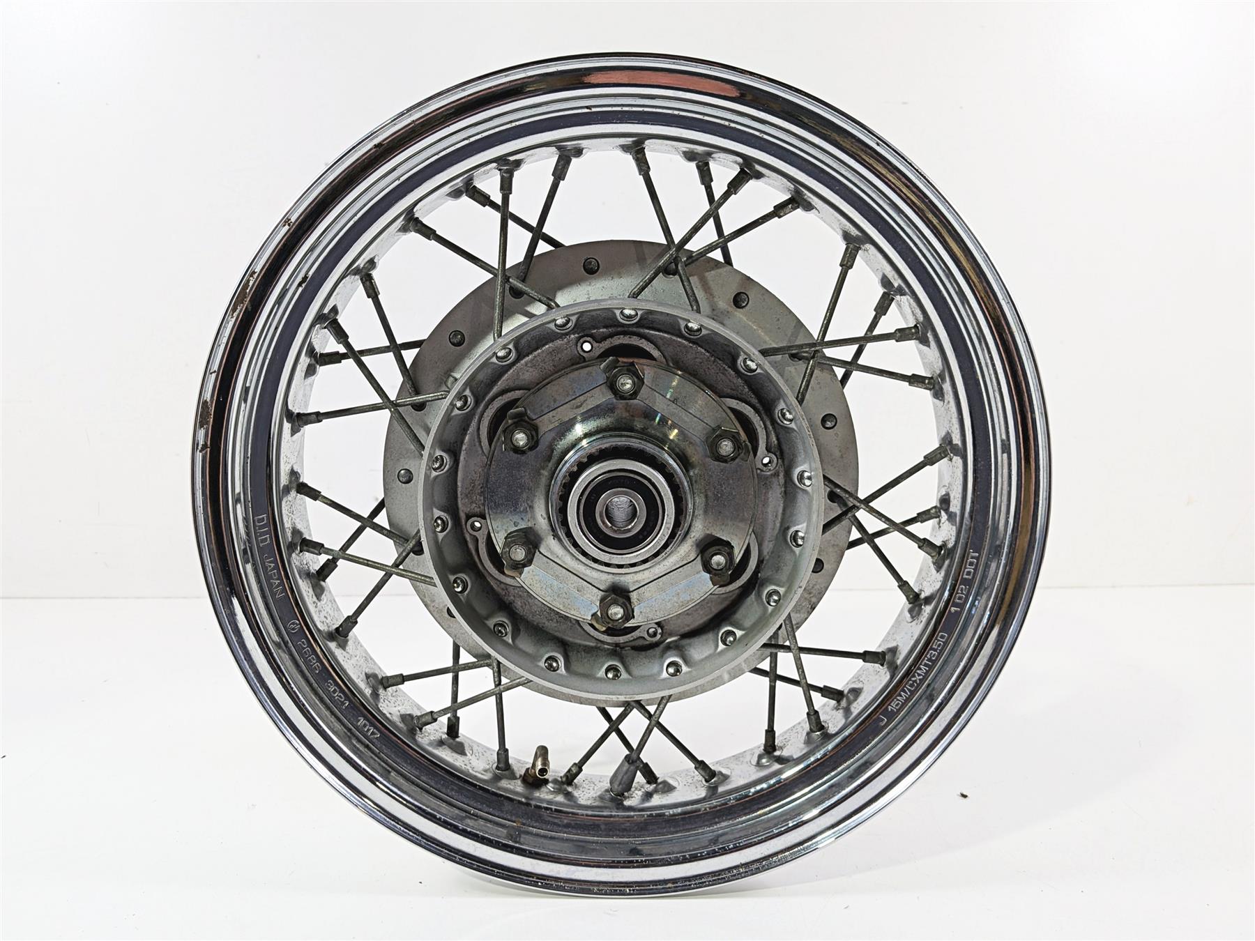 2002 Yamaha XVS650 V-Star Classic Rear Spoke Wheel Rim 15x3.5 3JB-25311-00-35 {{ shop.shopifyCountryName }} - Mototech271