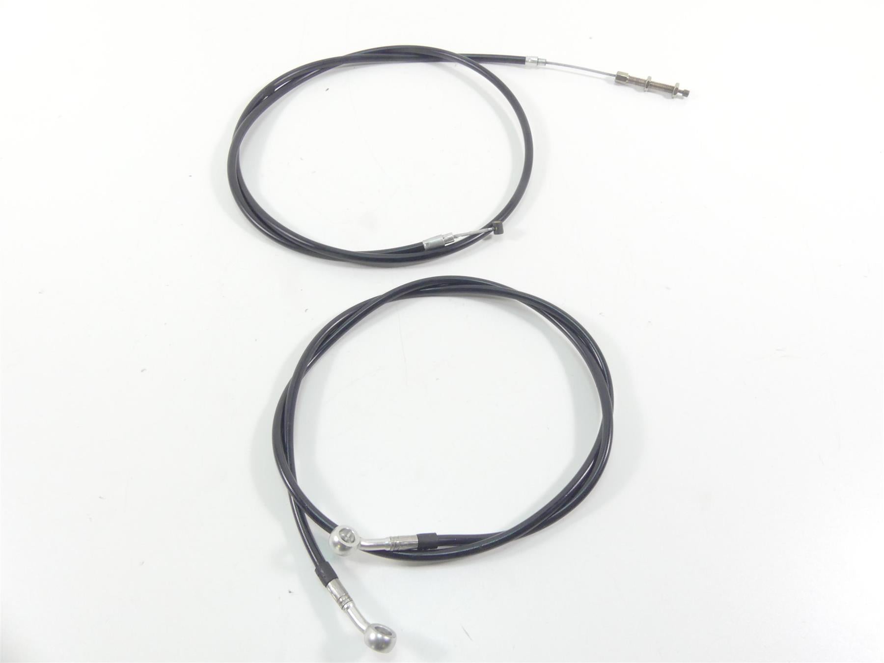 2002 Triumph Bonneville America 18" Ape hanger Bars Clutch & Brake Cable {{ shop.shopifyCountryName }} - Mototech271