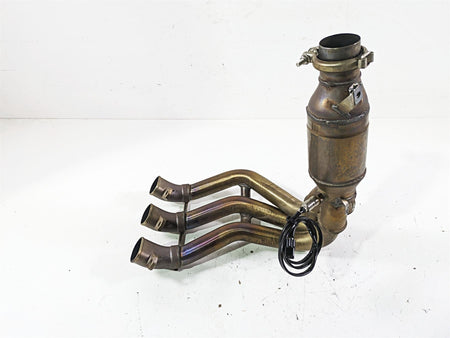 2023 Triumph Street Triple 765 RS Oem Exhaust Header Manifold T2202740 {{ shop.shopifyCountryName }} - Mototech271