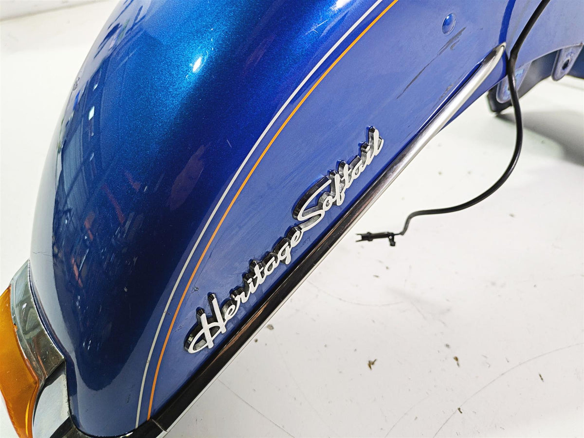 1992 Harley FLSTC Softail Heritage Front Fender Blue - Read 59129-86A {{ shop.shopifyCountryName }} - Mototech271
