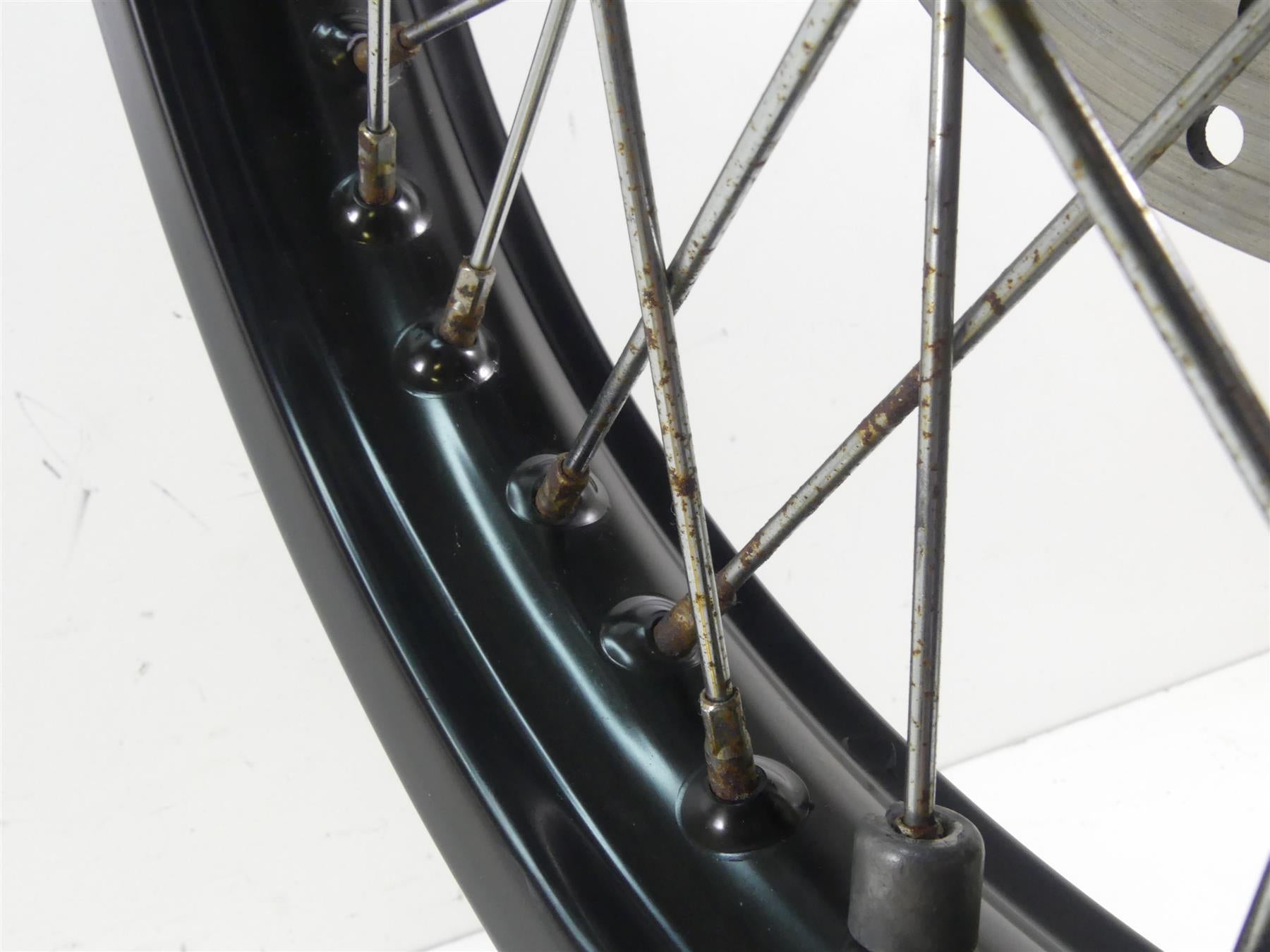 2001 Indian Centennial Scout Front 2.5x19 Wheel Rim & Brake Disc -Read 21-114 {{ shop.shopifyCountryName }} - Mototech271