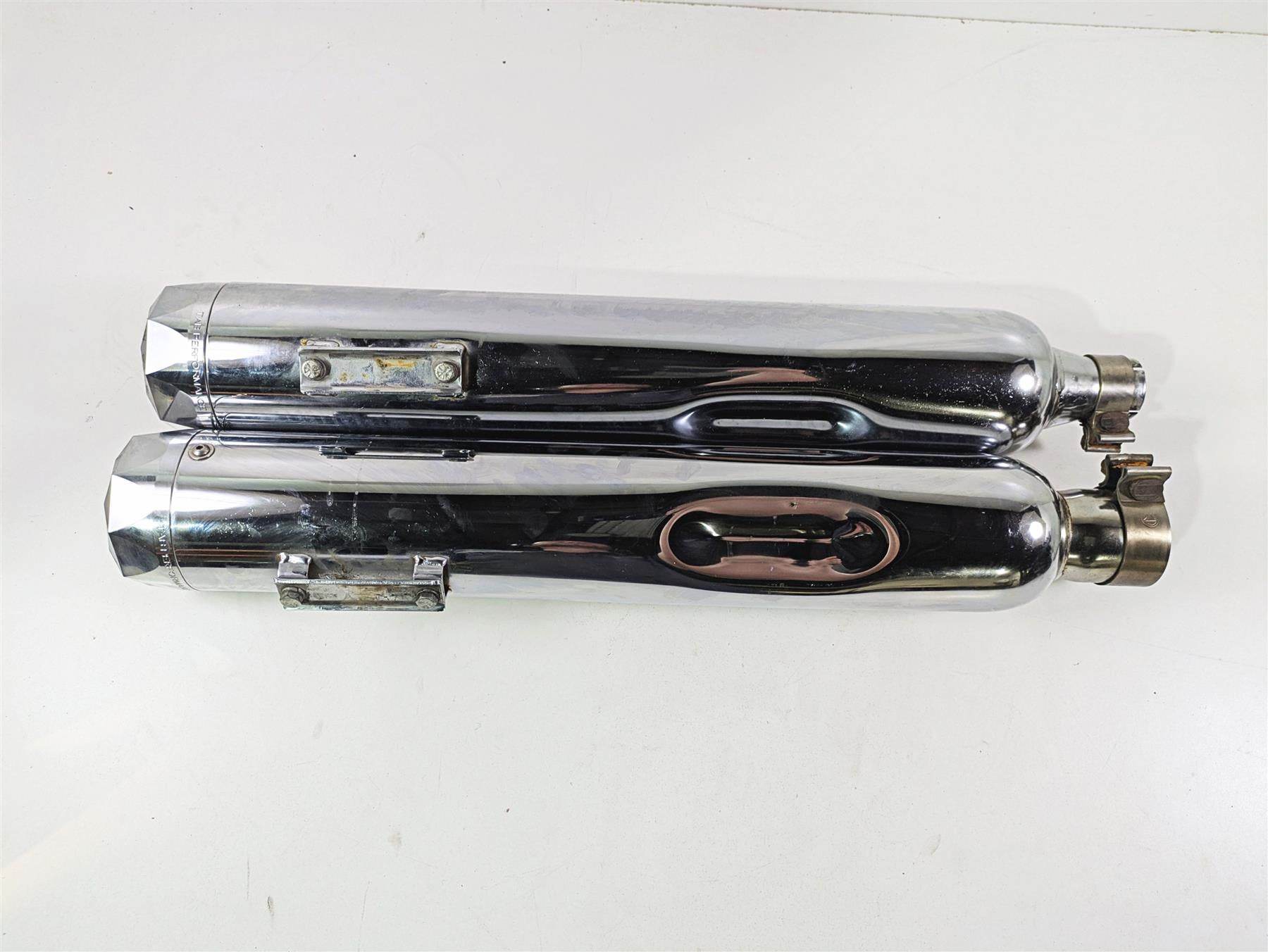 2021 Harley Touring FLTRX Road Glide Tab Perf 4.5" Slip-On Mufflers 121-1297 {{ shop.shopifyCountryName }} - Mototech271