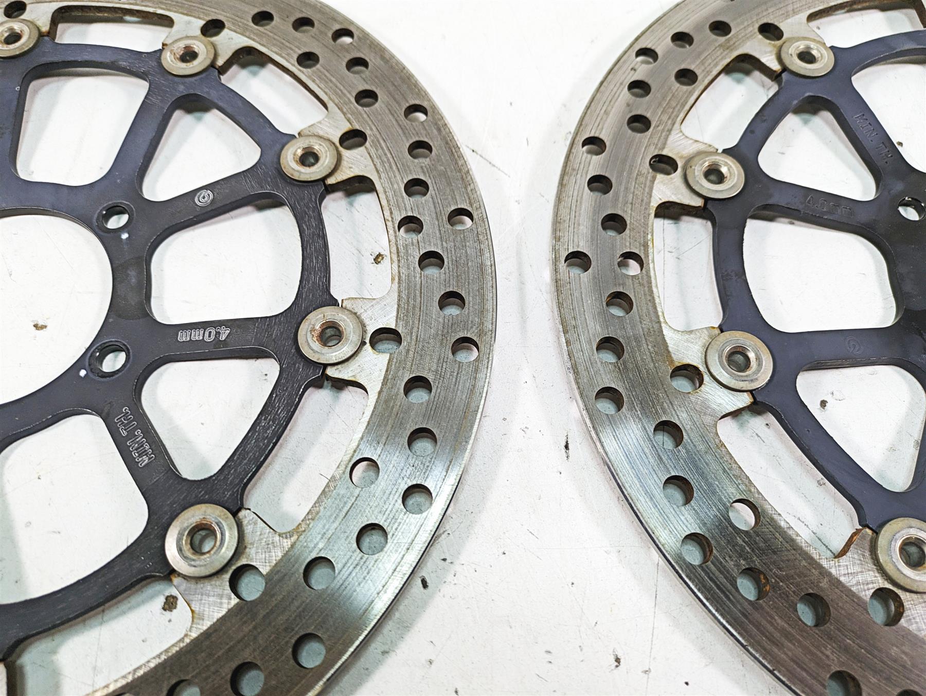 2020 Ducati Scrambler 1100 Sport Pro Front Brake Rotor Disc Set 49241011A {{ shop.shopifyCountryName }} - Mototech271