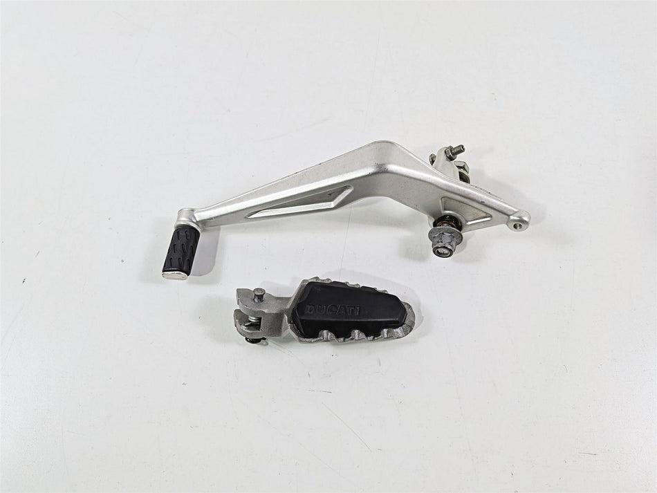 2016 Ducati Hypermotard 939 SP Right Footpeg & Brake Lever Pedal Set 45730561A