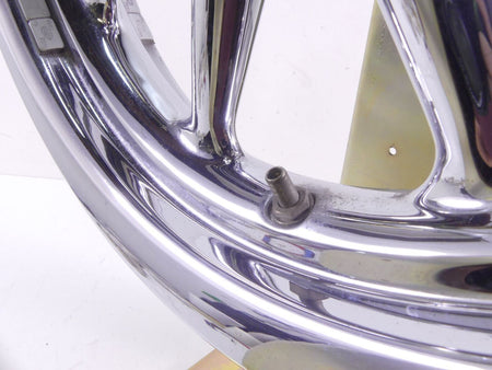 2009 Harley Touring FLHRC Road King Front 9 Spoke Chrome Rim Wheel 16x3 40960-09 {{ shop.shopifyCountryName }} - Mototech271