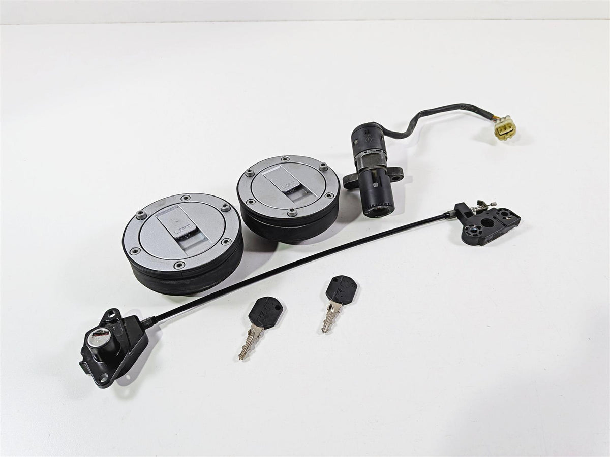 2005 KTM 950 LC8 Adventure Ignition Switch Gas Cap Seat Key Lock Set 60011066044 {{ shop.shopifyCountryName }} - Mototech271