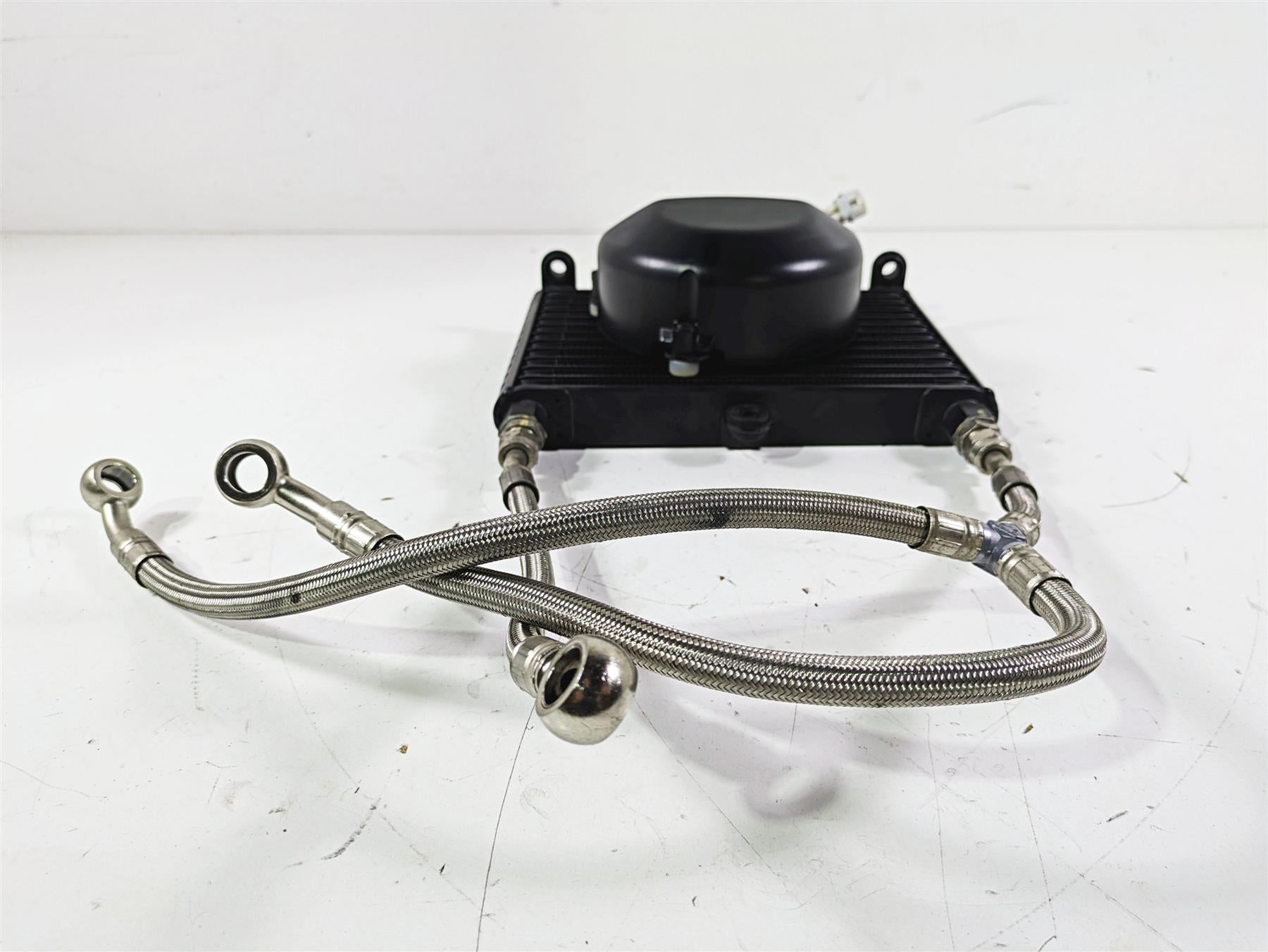 2014 Moto Guzzi California 1400 Touring Oil Cooler Lines & Fan Set B063090 {{ shop.shopifyCountryName }} - Mototech271