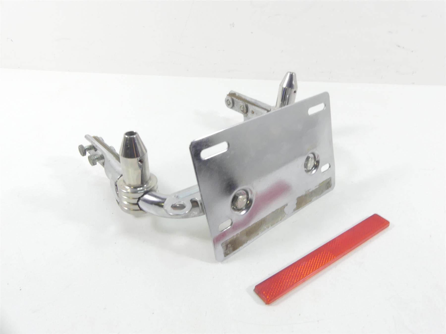 2004 Harley FLHTC SE CVO Electra Glide Rear Chrome License Plate Holder 53422-97 {{ shop.shopifyCountryName }} - Mototech271