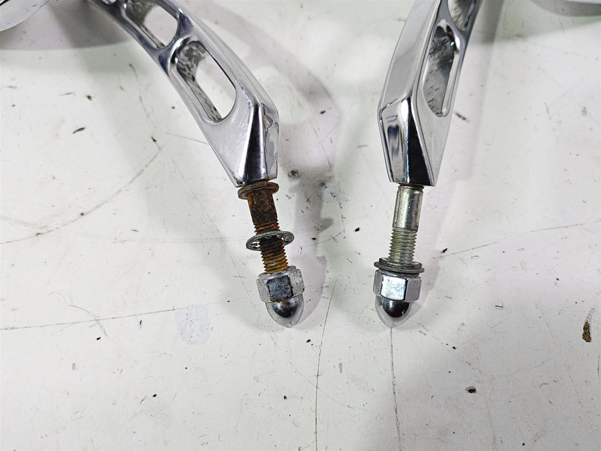 2007 Harley Touring FLHTCU SE CVO E-Glide Chrome Mirror Set - Pits 91951-07 {{ shop.shopifyCountryName }} - Mototech271