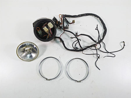 1986 Harley Sportster XLH 883 Main Wiring Harness + Headlight For Parts 70135-86 {{ shop.shopifyCountryName }} - Mototech271