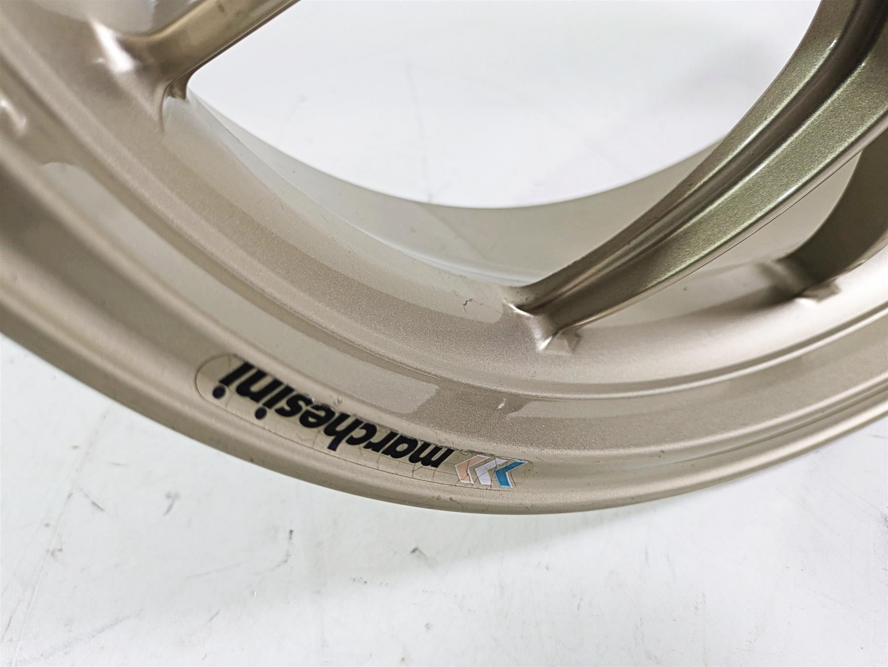 2009 Ducati Monster 1100 S Rear Wheel Rim Marchesini Gold 17x5.5 50211331AG {{ shop.shopifyCountryName }} - Mototech271
