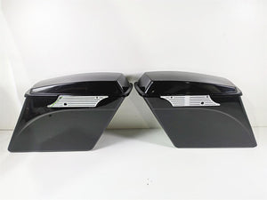 1998 Harley Touring FLHRCI Road King Stretched Saddle Bag Chrome Latches Set
