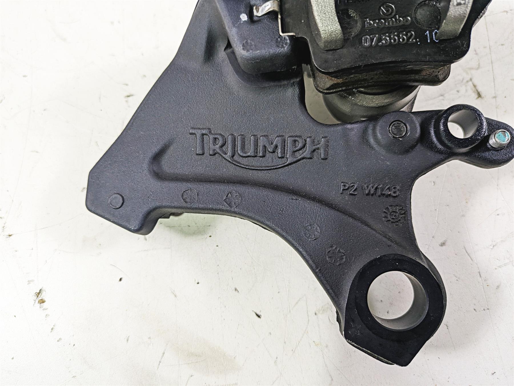 2023 Triumph Street Triple 765 RS Brembo Rear Brake Caliper + Bracket T2024011 {{ shop.shopifyCountryName }} - Mototech271