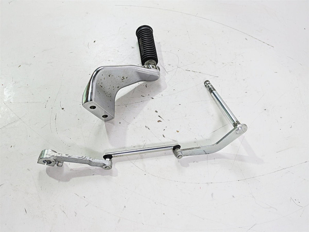 2015 Harley FXDL Dyna Low Rider Left Front Mid Footpeg & Shifter Linkage 50500279 {{ shop.shopifyCountryName }} - Mototech271