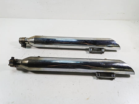 2011 Harley Touring FLHR Road King Aftermarket 3.5" Slash Cut Exhaust Pipe Mufflers {{ shop.shopifyCountryName }} - Mototech271