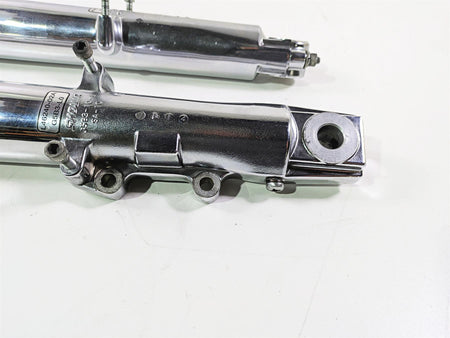 2007 Harley Touring FLHRSE CVO Road King Chrome Front Fork Leg Set 41mm 46240-02 {{ shop.shopifyCountryName }} - Mototech271