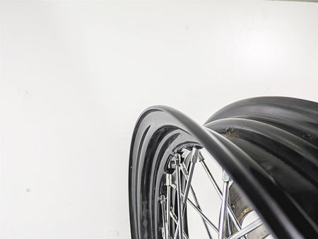 2014 Harley FLS Softail Slim Front Wheel Rim 16x3 DENT & Rotor 55107-12 {{ shop.shopifyCountryName }} - Mototech271
