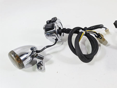 2008 Harley FXDSE CVO Dyna Left & Right Chrome Hand Control Switch 71682-06A-Mototech271