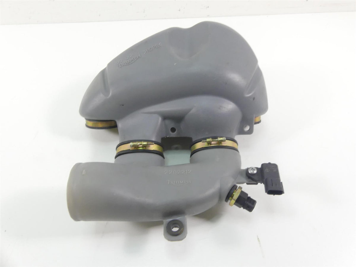2013 Triumph Rocket 3 Touring Side Air Inlet Tube Duct Manifold Box T2202250 {{ shop.shopifyCountryName }} - Mototech271