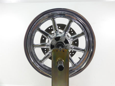 2007 Harley FLHTCU SE CVO Electra Glide Rear 9 Spoke Chrome Wheel 16x3 43484-08 {{ shop.shopifyCountryName }} - Mototech271