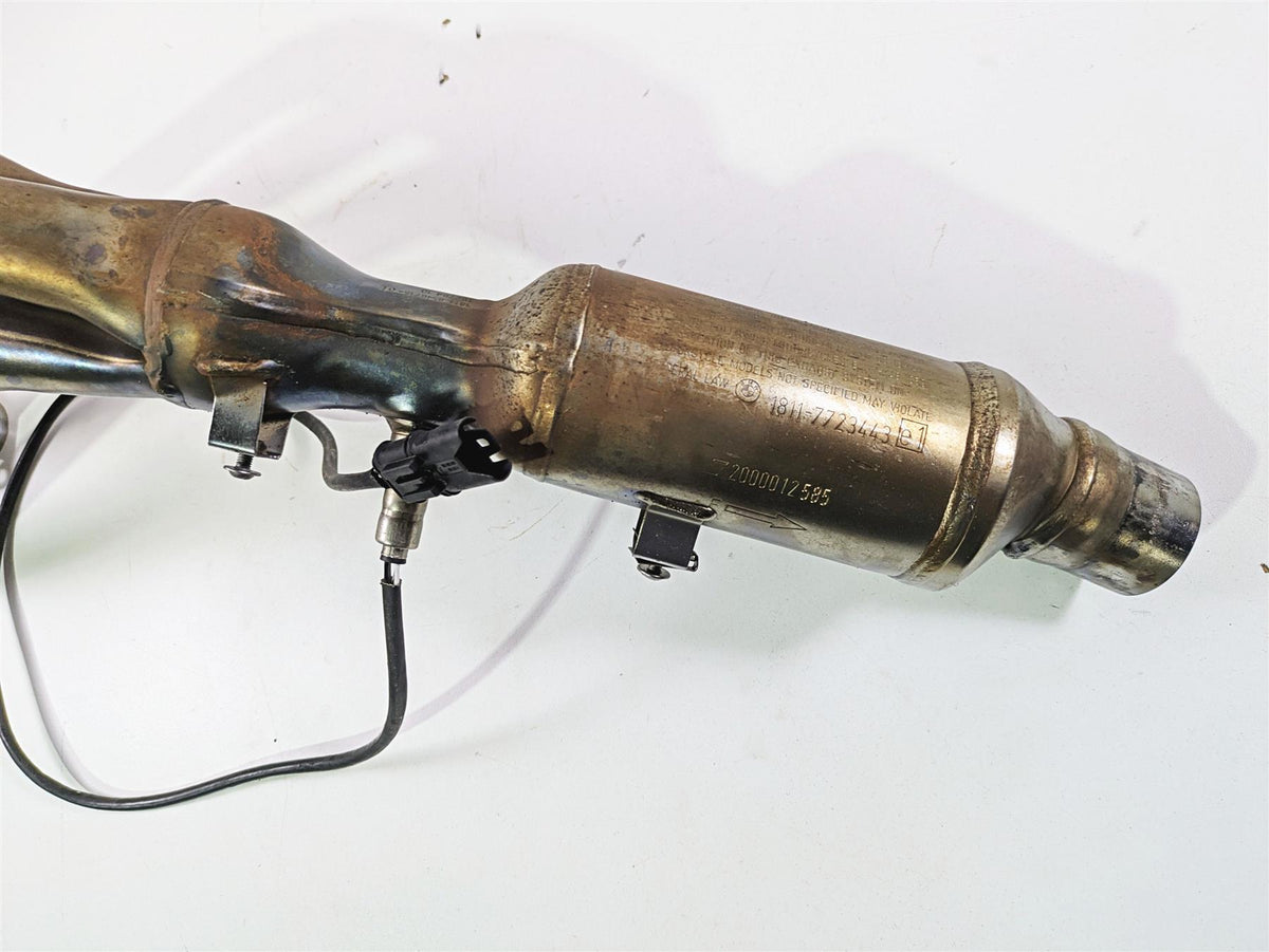 2014 BMW K1600 GTL K48 Right Exhaust Header Manifold + Heat Shield 18518546715 {{ shop.shopifyCountryName }} - Mototech271