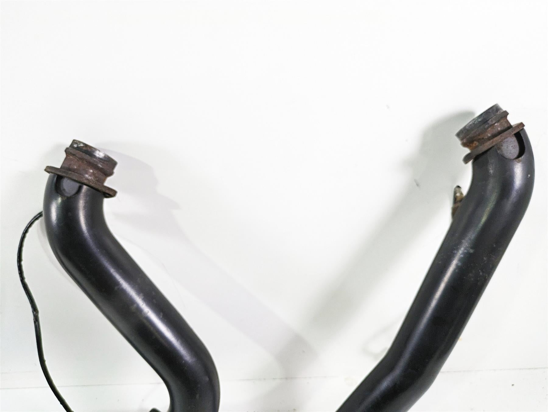 2012 Harley FLD Dyna Switchback Full Aftermarket 2 into 1 Exhaust System {{ shop.shopifyCountryName }} - Mototech271