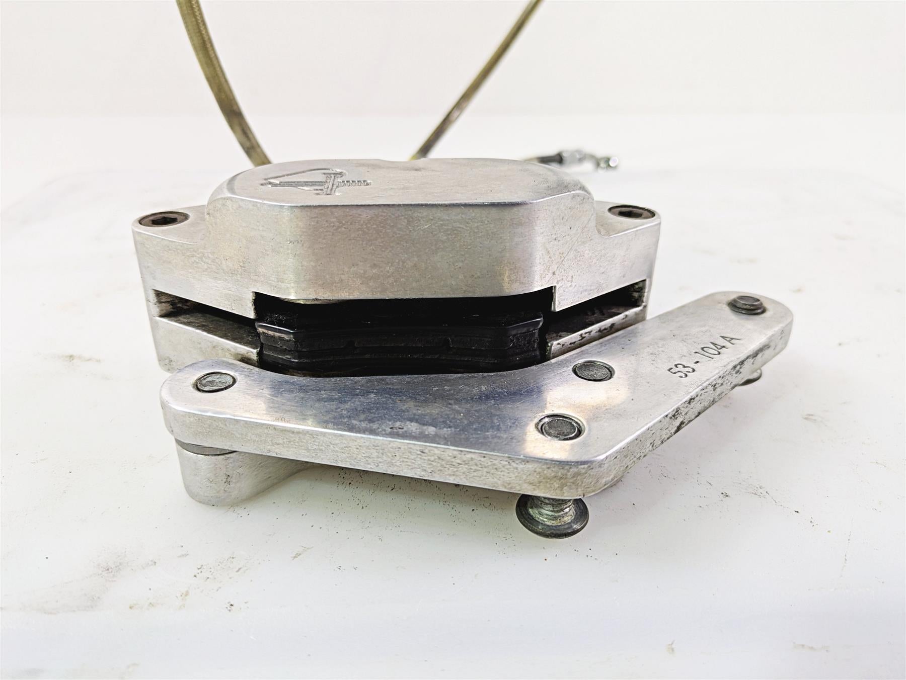 2002 Indian Spirit Deluxe Front Brake Caliper & Bracket 53-176 53-104 {{ shop.shopifyCountryName }} - Mototech271