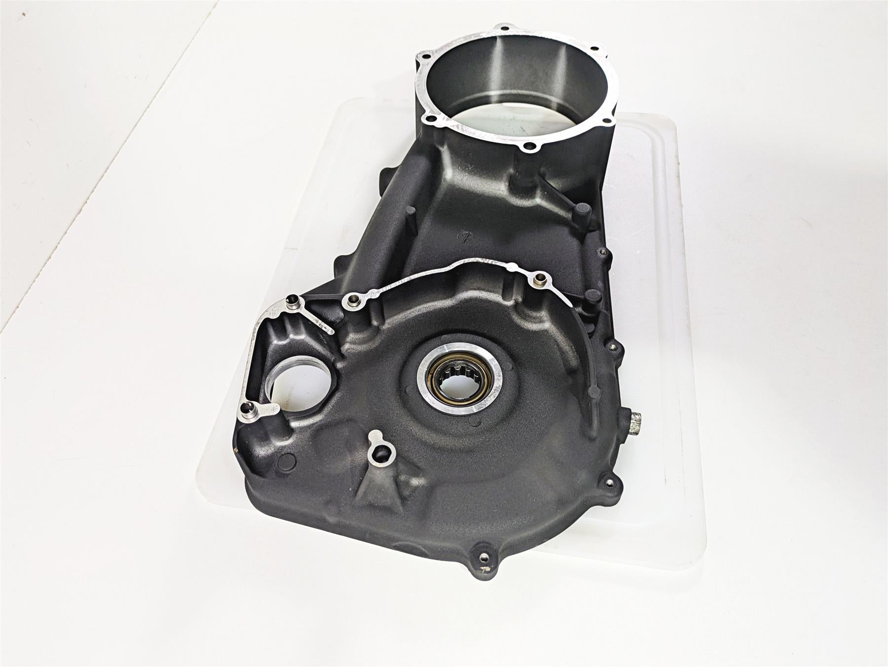 2008 Harley FXCWC Softail Rocker Inner Primary Drive Clutch Cover 60701-08 {{ shop.shopifyCountryName }} - Mototech271