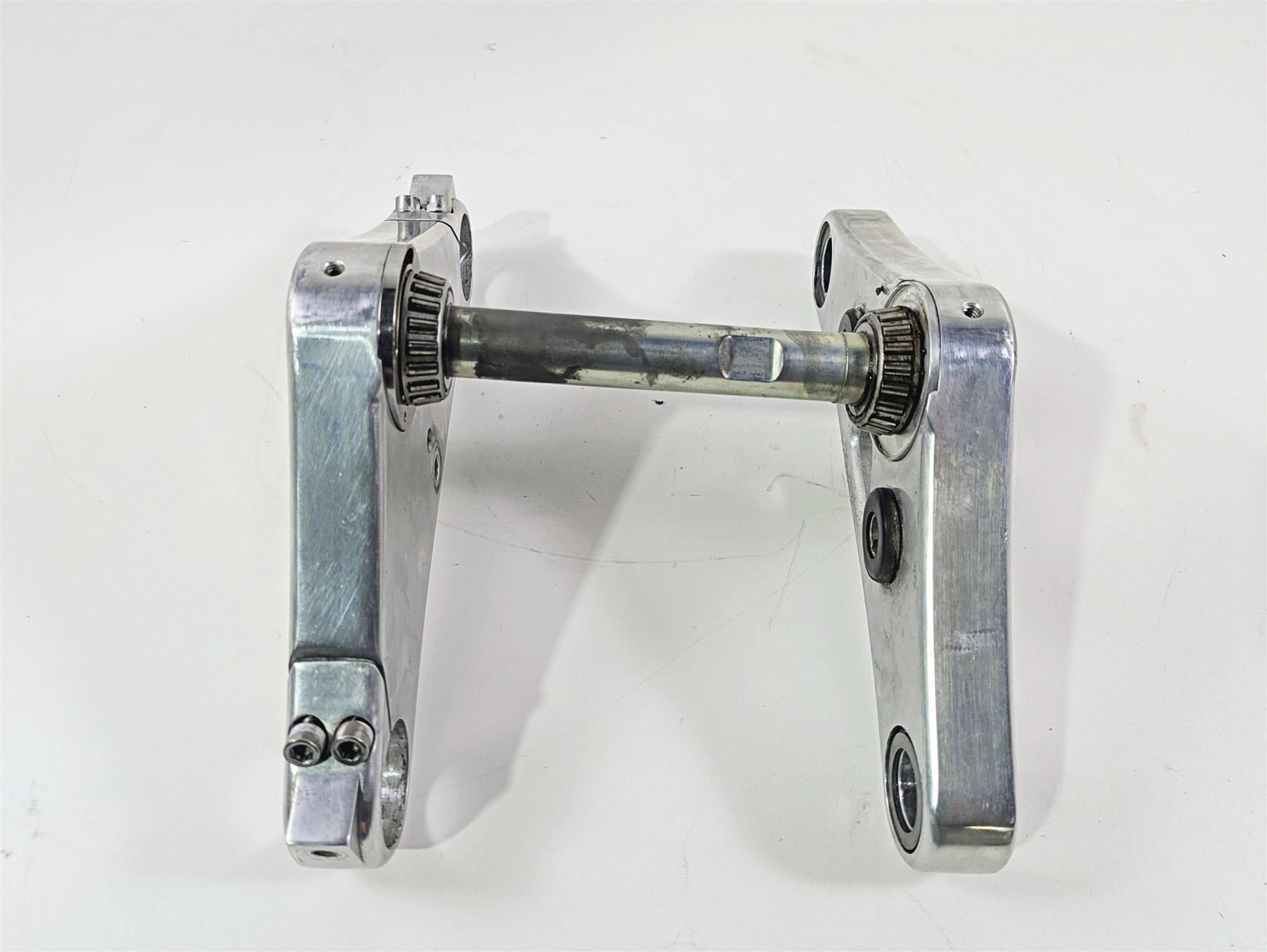 2002 Big Dog Pitbull Upper Lower Triple Tree Steering Clamp Set {{ shop.shopifyCountryName }} - Mototech271