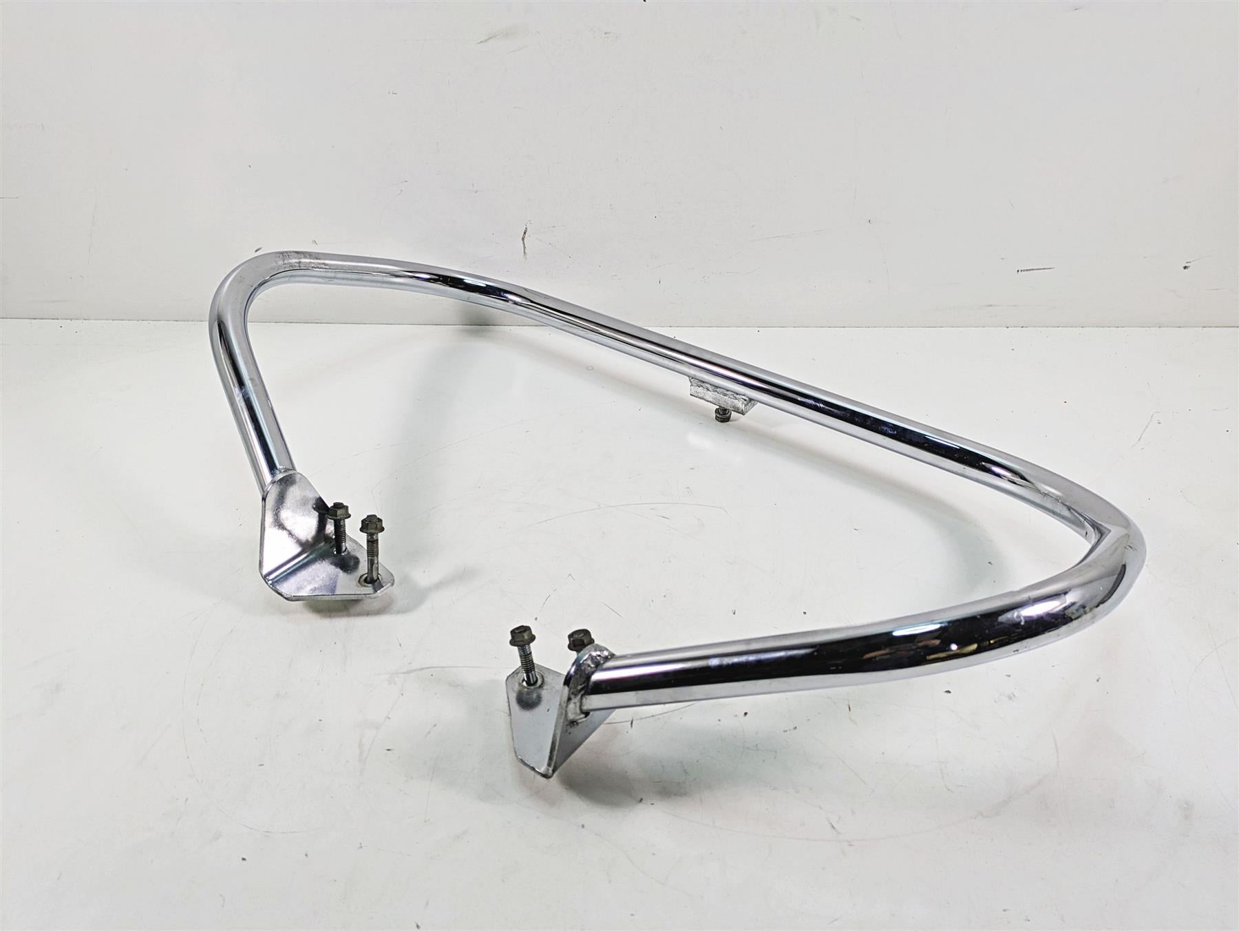 2012 Harley FLD Dyna Switchback Side Engine Chrome Crash Guard Bar 49010-06 {{ shop.shopifyCountryName }} - Mototech271