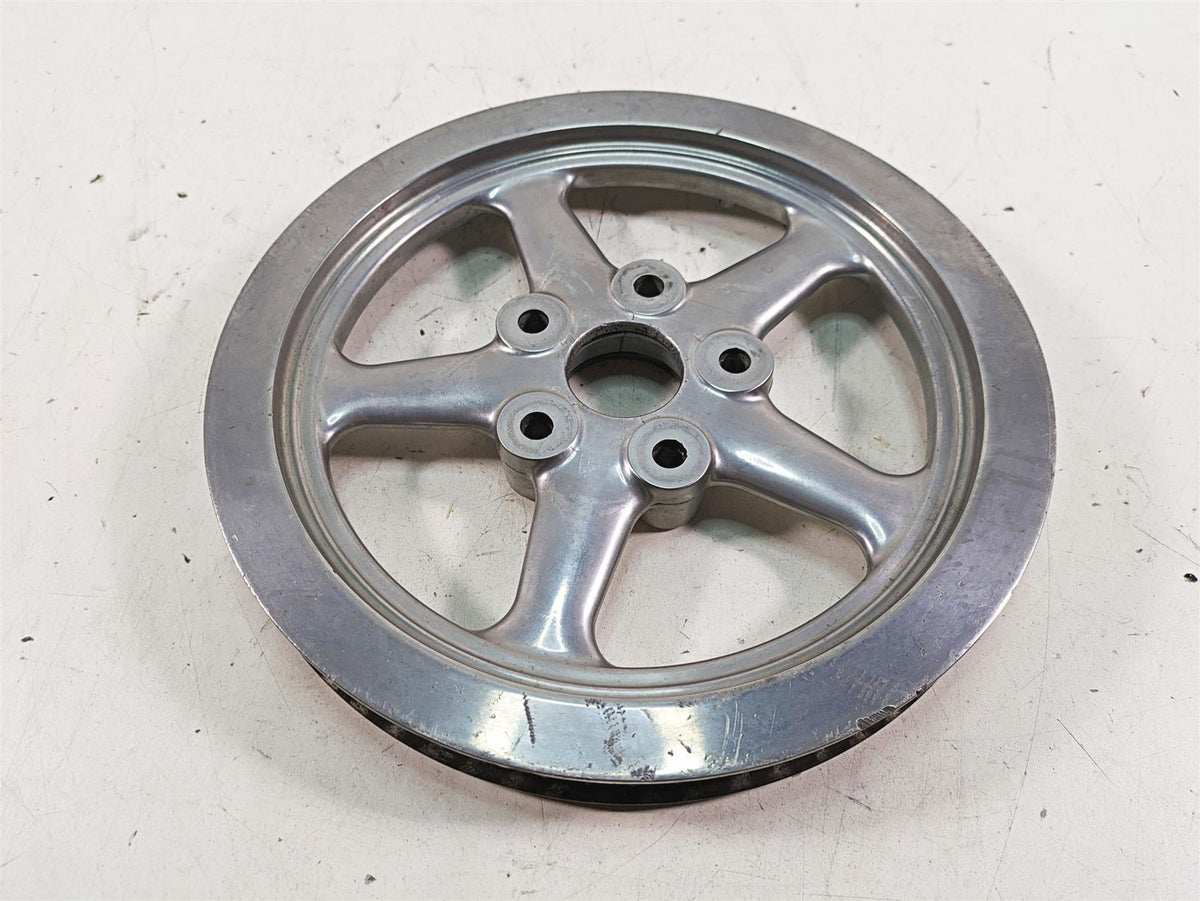 2009 Harley FXCWC Softail Rocker C Rear Drive Belt Pulley 66T 1" 40585-08 {{ shop.shopifyCountryName }} - Mototech271